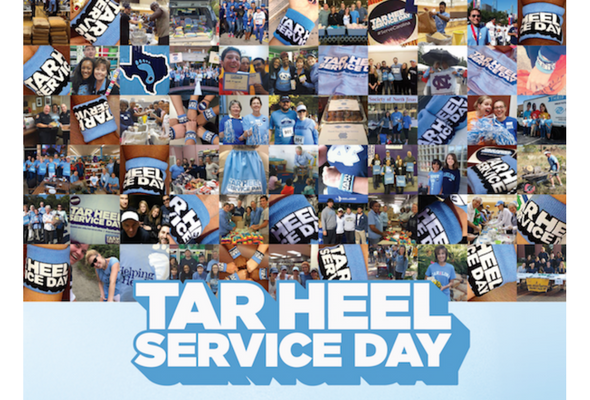 Tar Heel Service Day with the Eastern N.C. Carolina Club